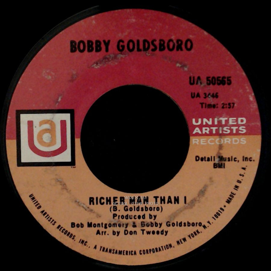 Bobby Goldsboro - Richer Man Than I / Muddy Mississippi Line side A