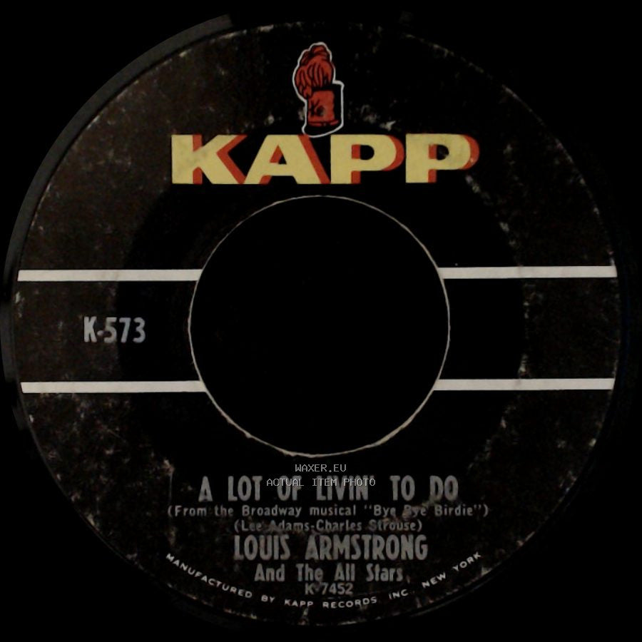 Louis Armstrong And The All Stars - Hello, Dolly! / A Lot Of Livin' To Do side B