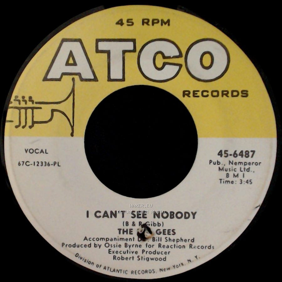 The Bee Gees - I Can't See Nobody / New York Mining Disaster 1941 side A
