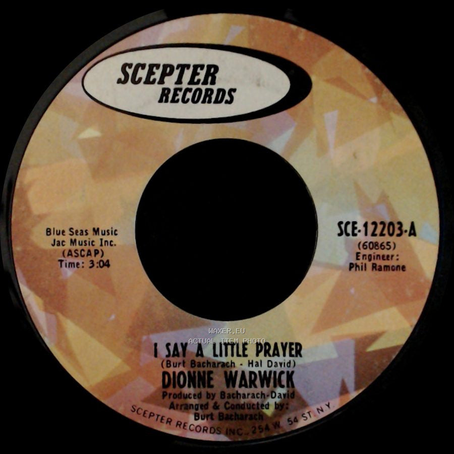 Dionne Warwick - I Say A Little Prayer / (Theme From) Valley Of The Dolls side A