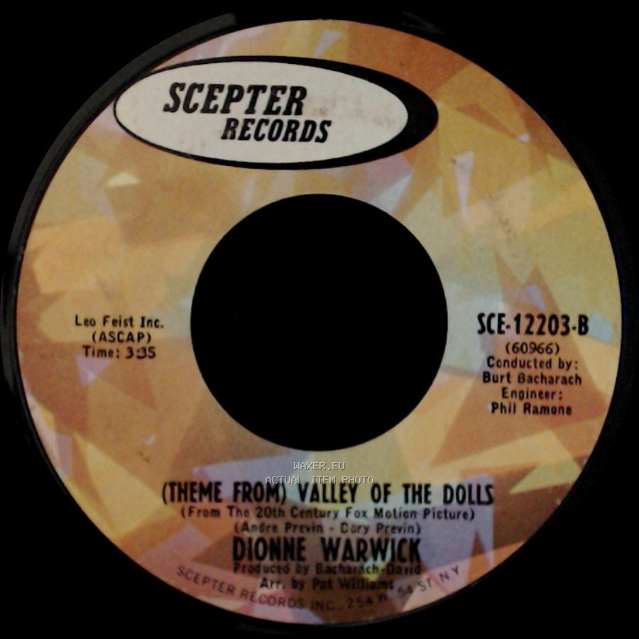 Dionne Warwick - I Say A Little Prayer / (Theme From) Valley Of The Dolls side B