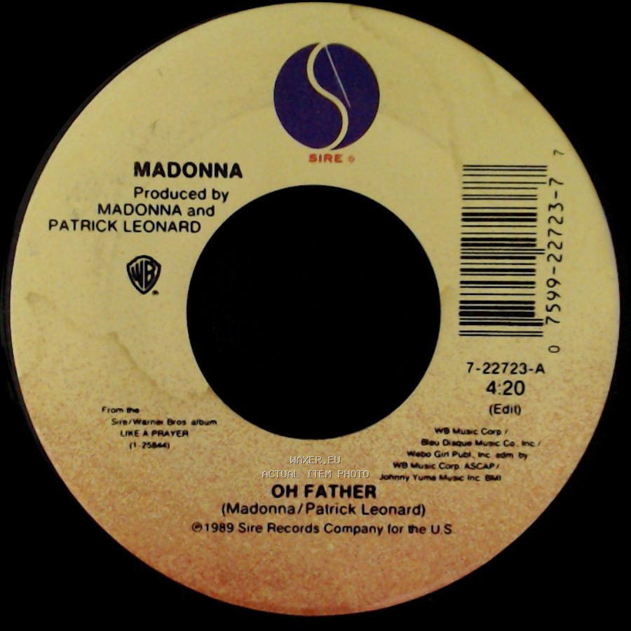 Madonna - Oh Father / Pray For Spanish Eyes side A
