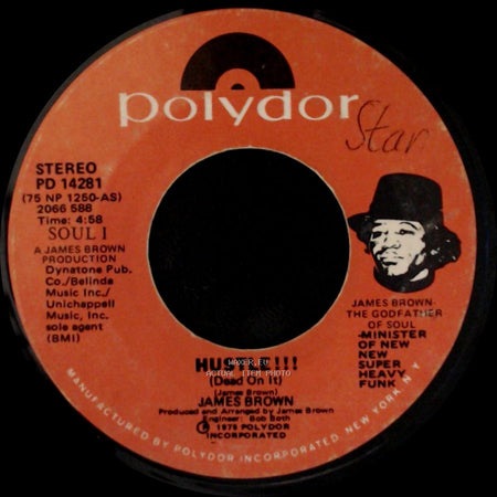 James Brown - Dead On It Part Ii / Hustle!!! (Dead On It) side B
