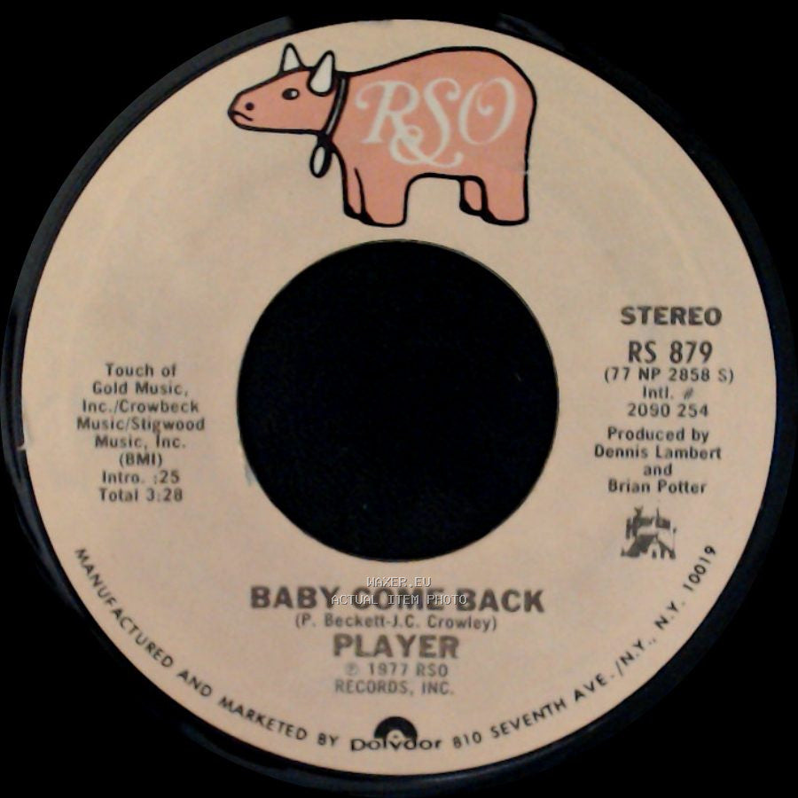 Player - Baby Come Back / Love Is Where You Find It side A