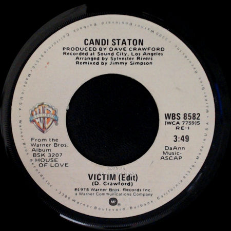 Candi Staton - So Blue / Victim (Edit) side B