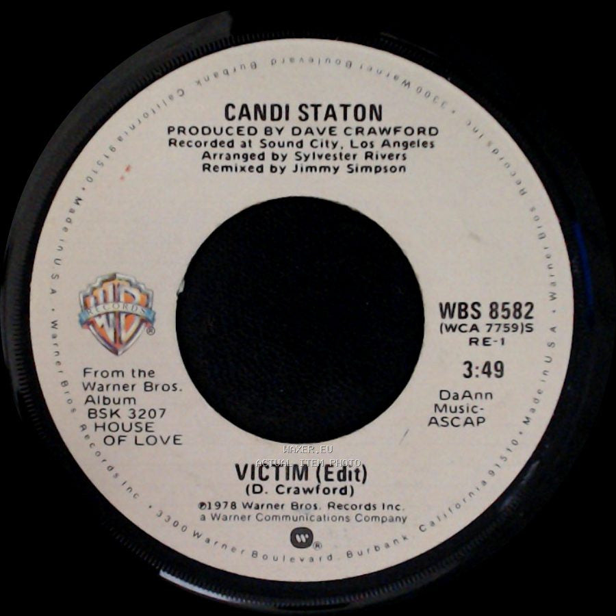 Candi Staton - So Blue / Victim (Edit) side B