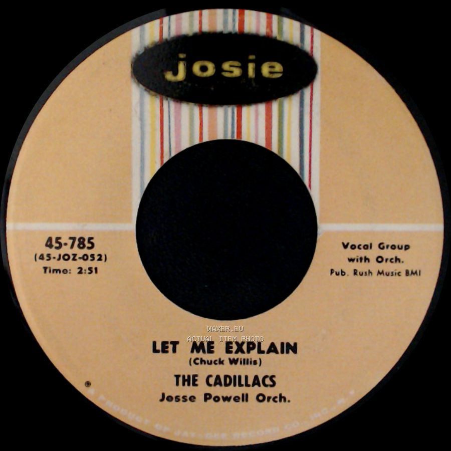 The Cadillacs - Let Me Explain / Speedoo side A