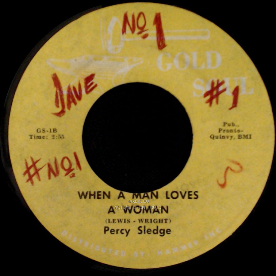 Mel Carter / Percy Sledge - Hold Me, Thrill Me, Kiss Me / When A Man Loves A Woman side B