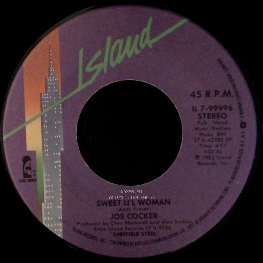 Joe Cocker / Joe Cocker And Jennifer Warnes - Sweet Li'l Woman / Up Where We Belong side A