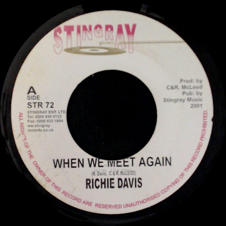 Richie Davis / Computor Paul - When We Meet Again / People's Choice Dub side A