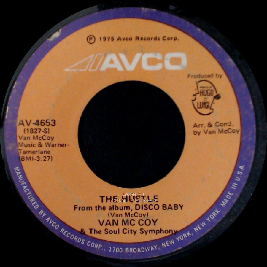 Van Mc Coy & The Soul City Symphony - The Hustle / Hey Girl, Come And Get It side A