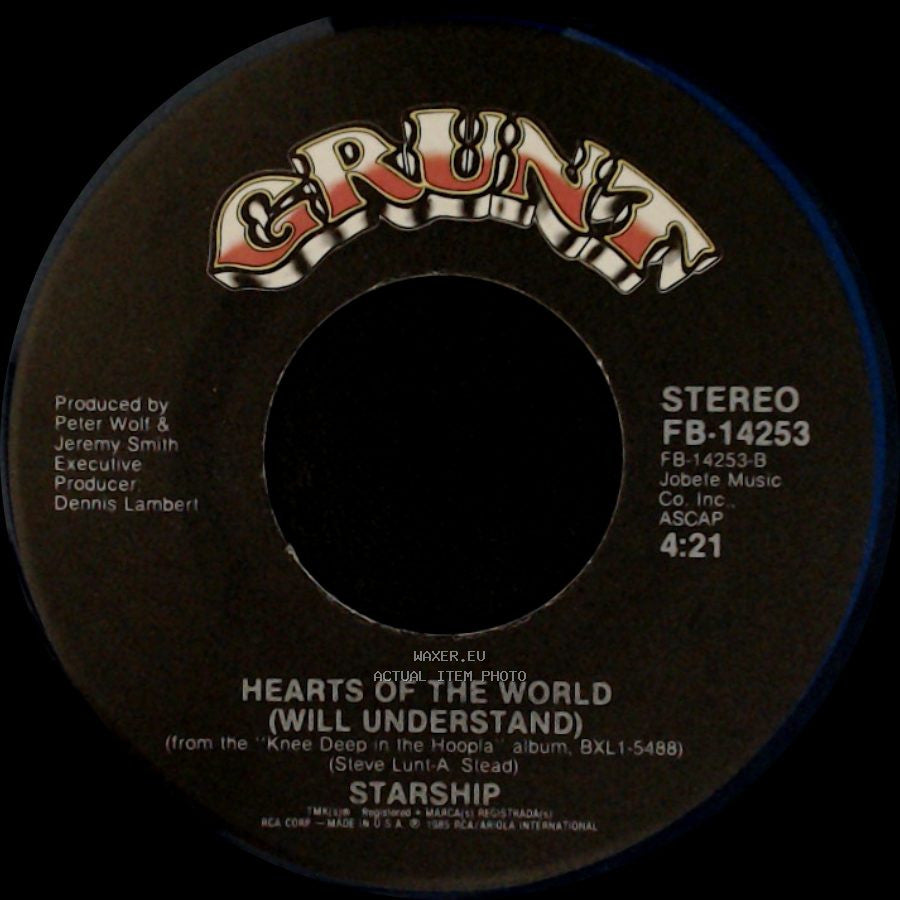 Starship - Hearts Of The World (Will Understand) / Sara (Edited) side A