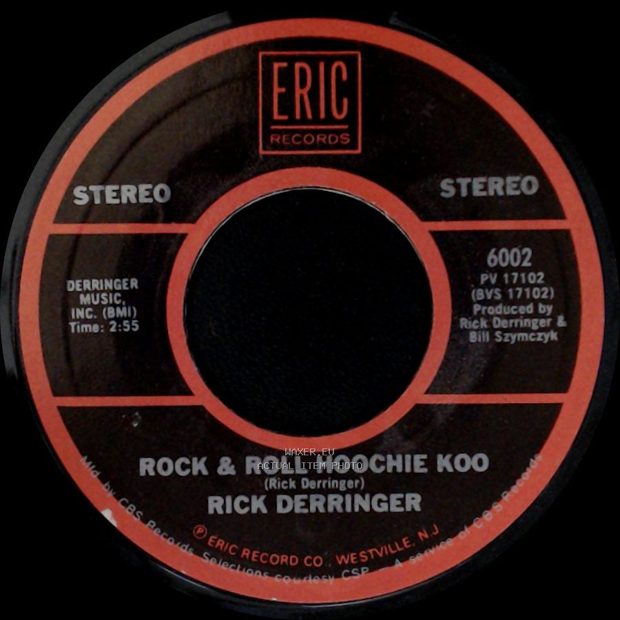 The Zombies / Rick Derringer - Time Of The Season / Rock & Roll Hoochie Koo side B