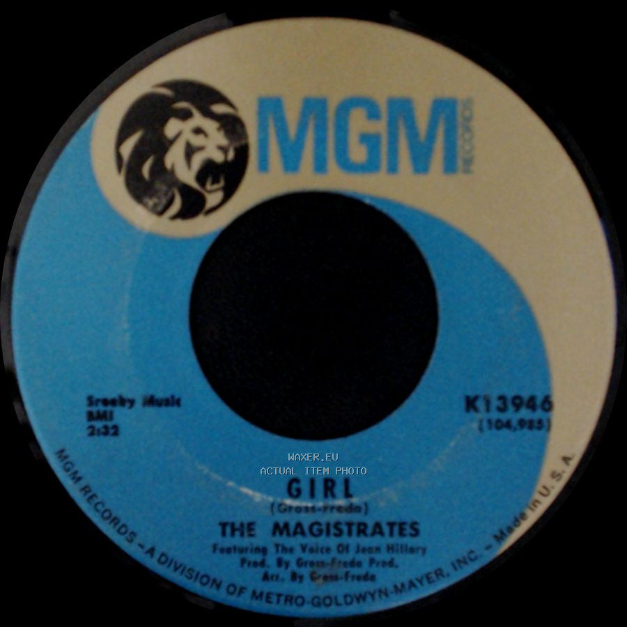 The Magistrates - Girl / Here Come The Judge side A