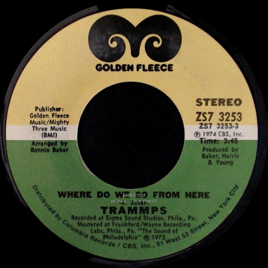 Trammps - Where Do We Go From Here / Shout side A