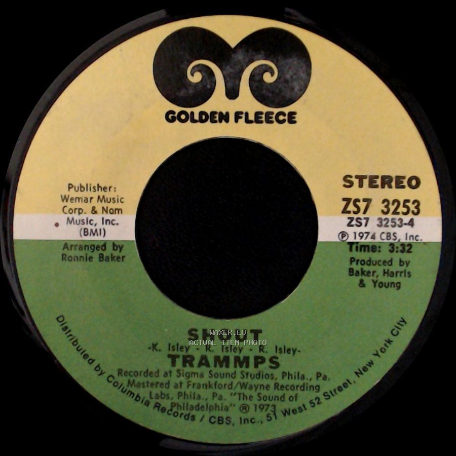 Trammps - Where Do We Go From Here / Shout side B
