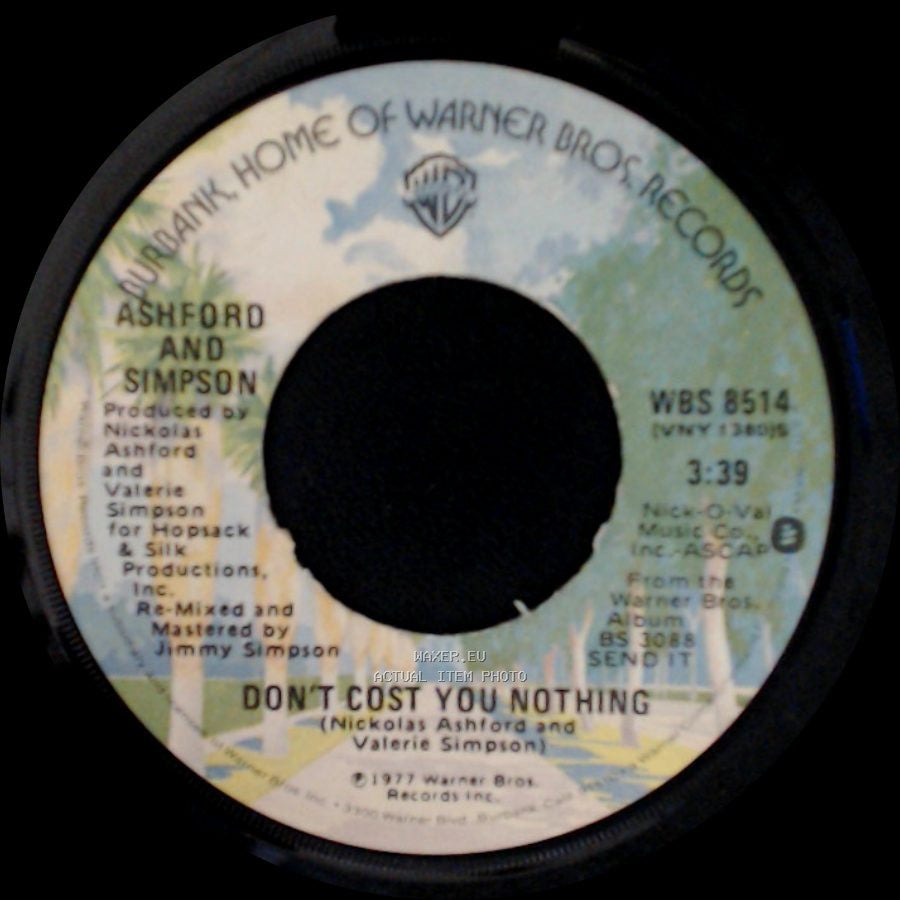 Ashford And Simpson - Let Love Use Me / Don't Cost You Nothing side B