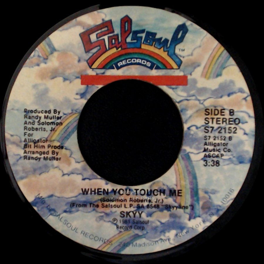 Skyy - Call Me / When You Touch Me side B