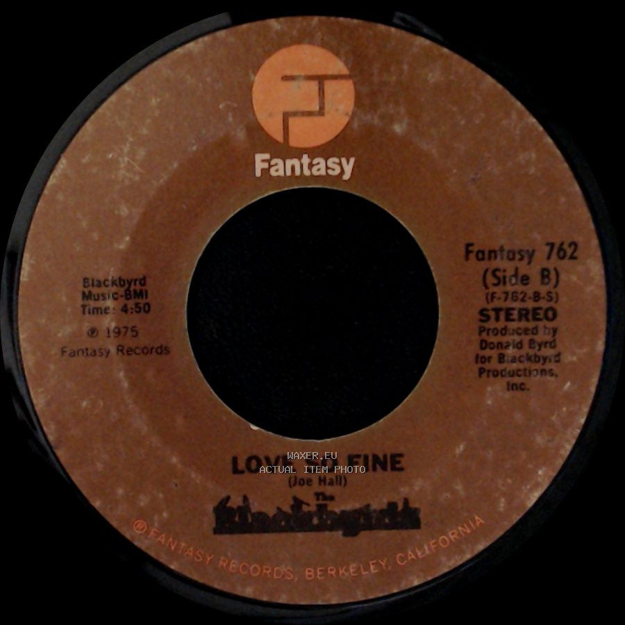 The Blackbyrds - Happy Music / Love So Fine side B