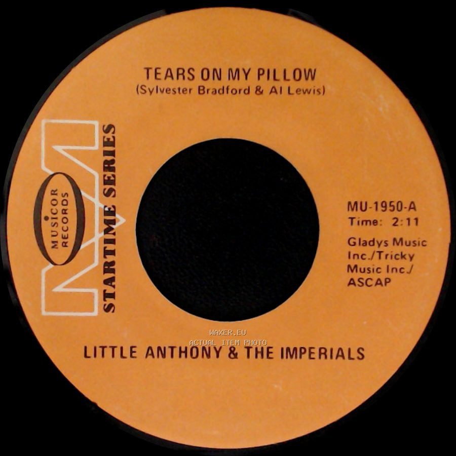 The Tune Weavers / Little Anthony & The Imperials - Happy, Happy, Birthday Baby / Tears On My Pillow side B