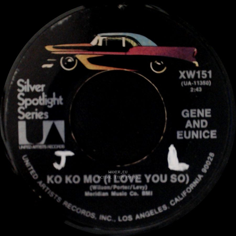 Gene And Eunice - Ko Ko Mo (I Love You So) / This Is My Story side A