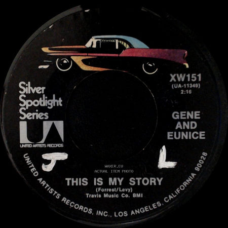 Gene And Eunice - Ko Ko Mo (I Love You So) / This Is My Story side B