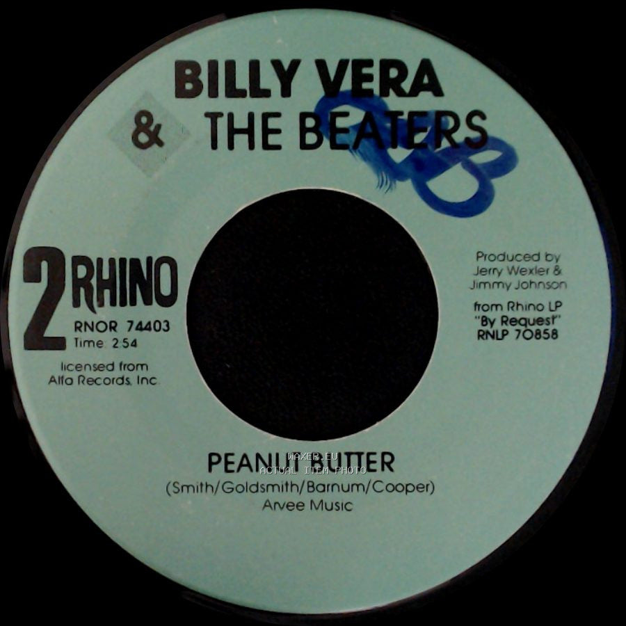 Billy Vera & The Beaters - At This Moment / Peanut Butter side B