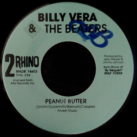 Billy Vera & The Beaters - At This Moment / Peanut Butter side B