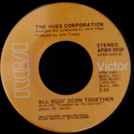 The Hues Corporation - All Goin' Down Together / Rock The Boat side A