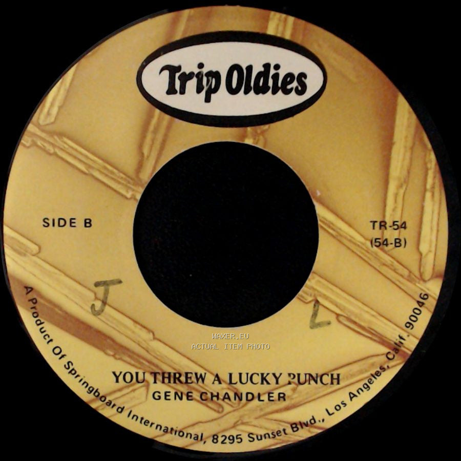 Gene Chandler - Rainbow / You Threw A Lucky Punch side B