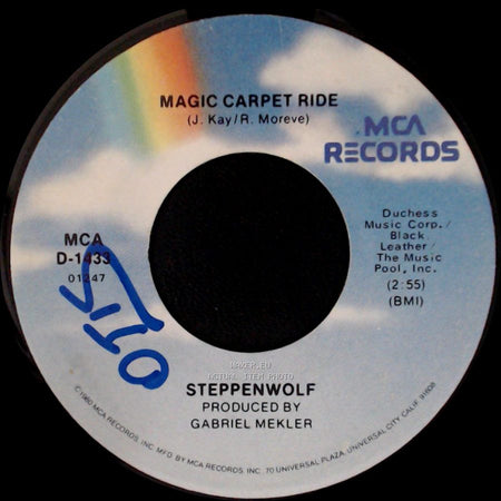 Steppenwolf - Born To Be Wild / Magic Carpet Ride side B