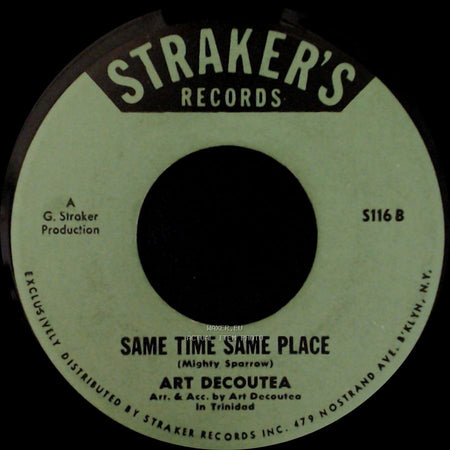 Art Decoutea / Art Decourteau - Same Time Same Place / Debbie Version side A