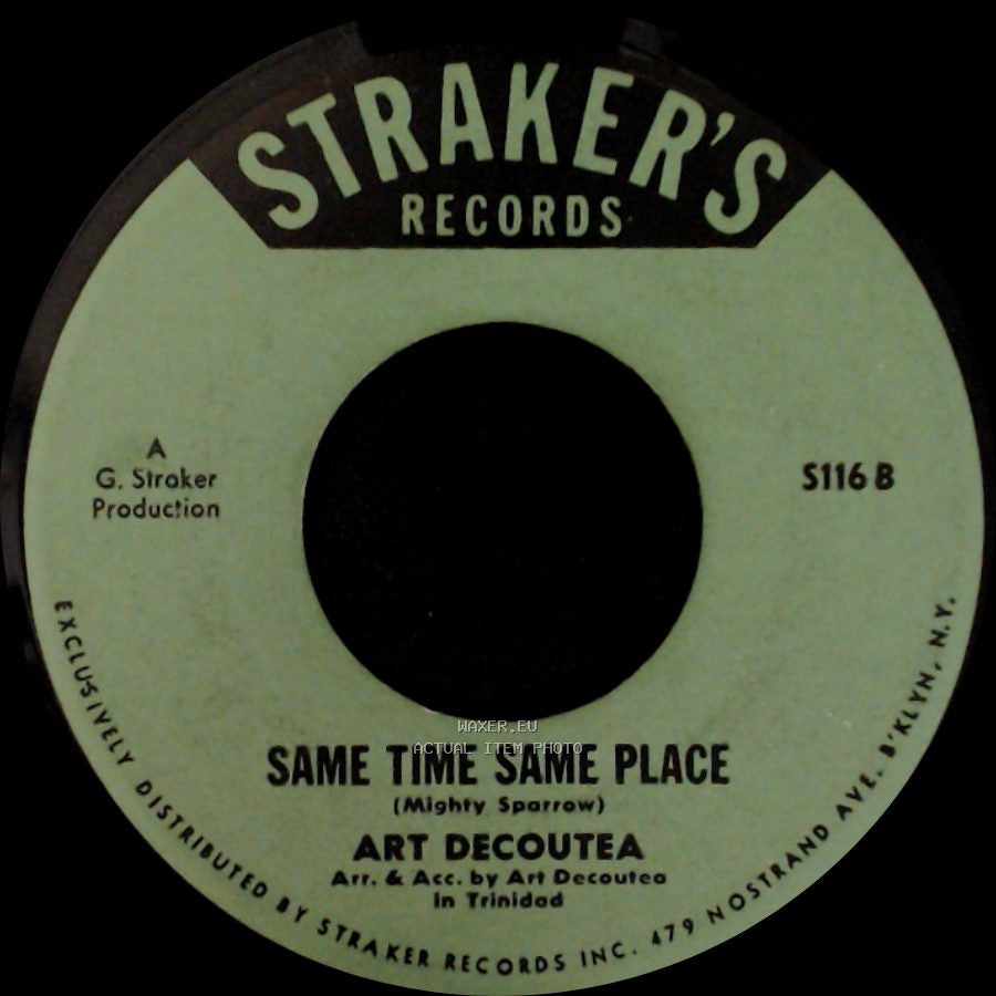 Art Decoutea / Art Decourteau - Same Time Same Place / Debbie Version side A