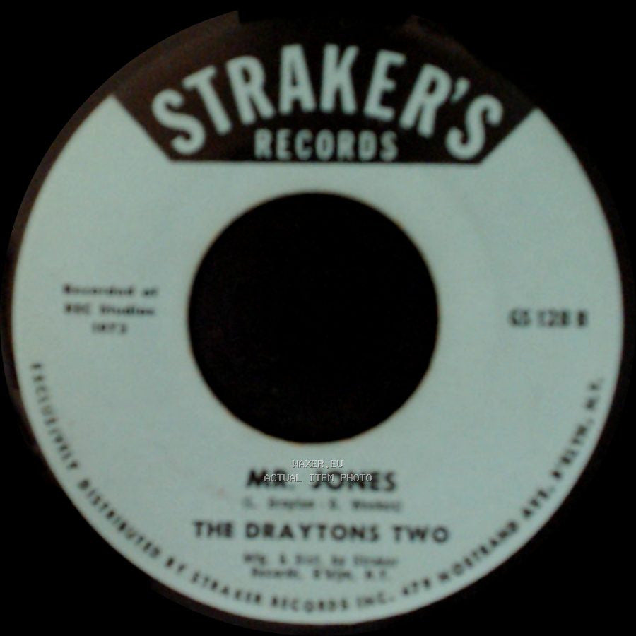 The Draytons Two - G.O. Go / Mr. Jones side B
