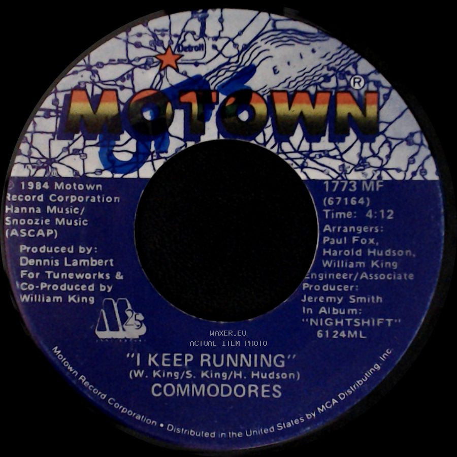 Commodores - Nightshift / I Keep Running side B