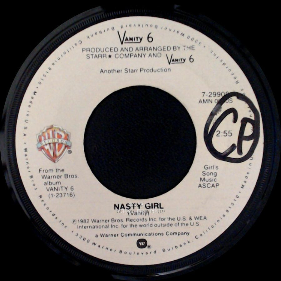 Vanity 6 - Drive Me Wild / Nasty Girl side B