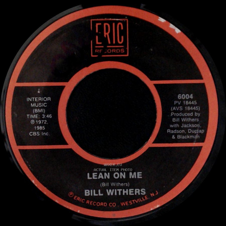 Bill Withers - Lean On Me / Ain't No Sunshine side A