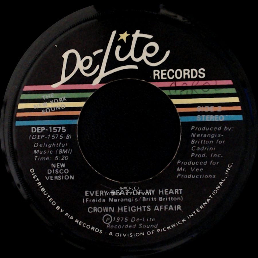 Crown Heights Affair - Every Beat Of My Heart / Every Beat Of My Heart side B