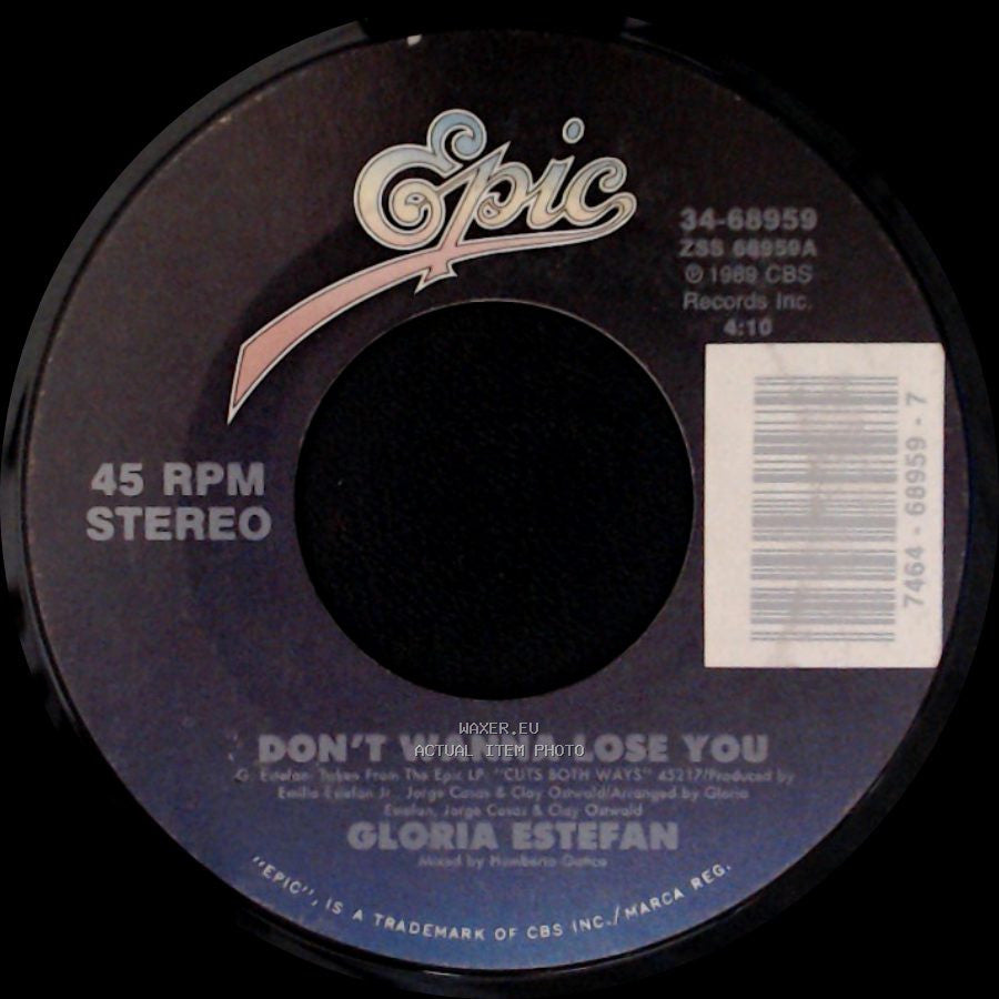Gloria Estefan - Don't Wanna Lose You / Si Voy A Perderte side A
