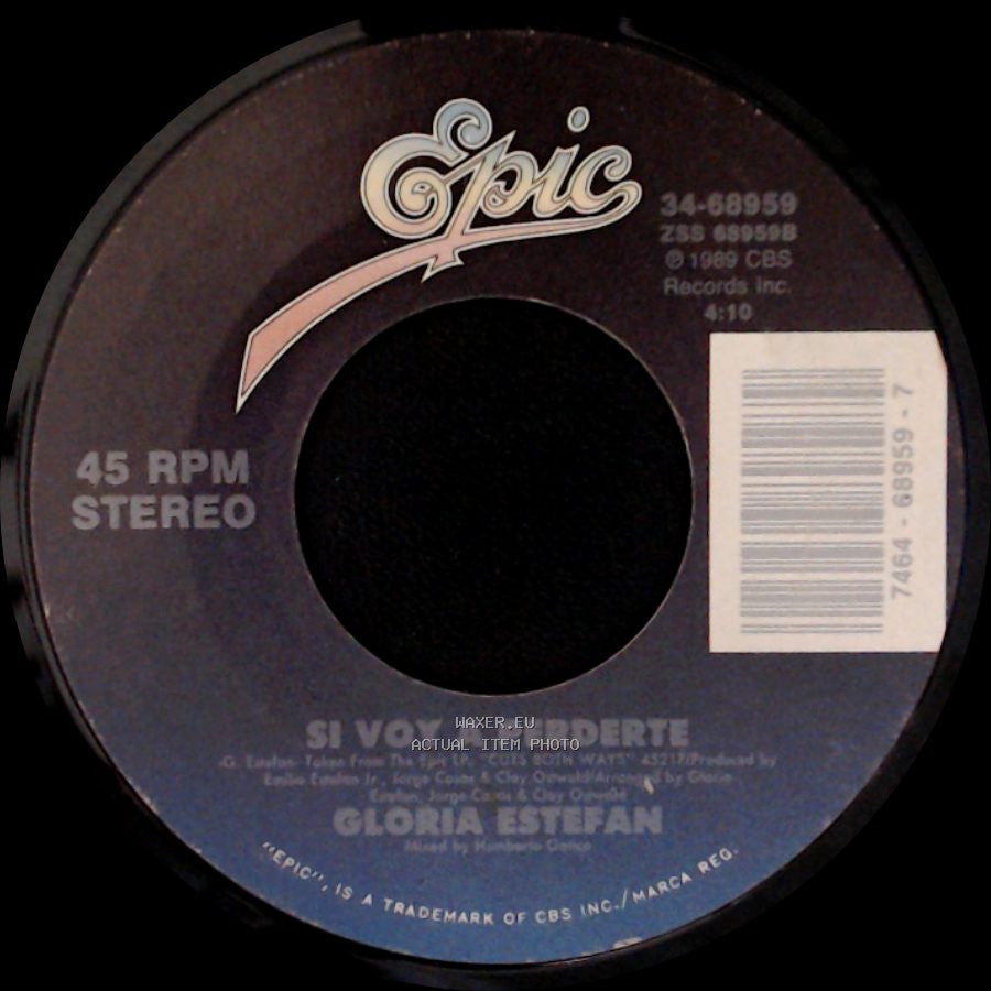 Gloria Estefan - Don't Wanna Lose You / Si Voy A Perderte side B