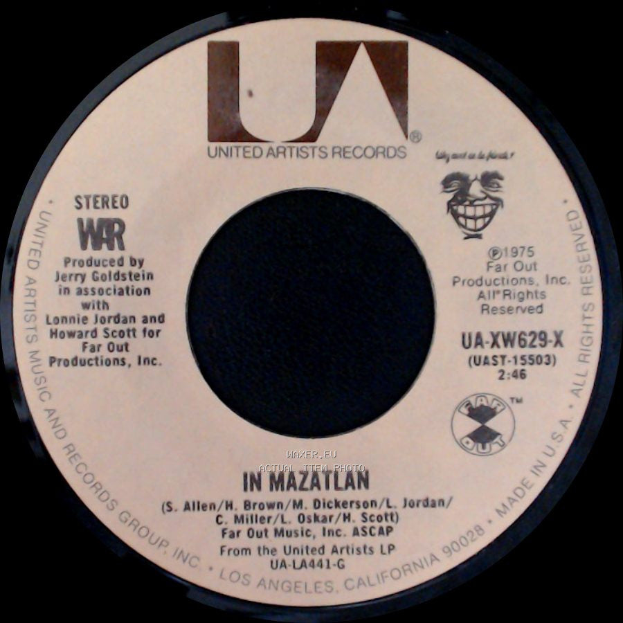 War - In Mazatlan / Why Can't We Be Friends? side A