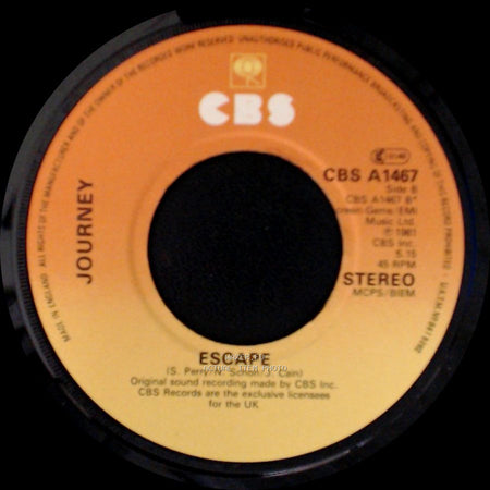 Journey - Who's Crying Now? / Escape side B