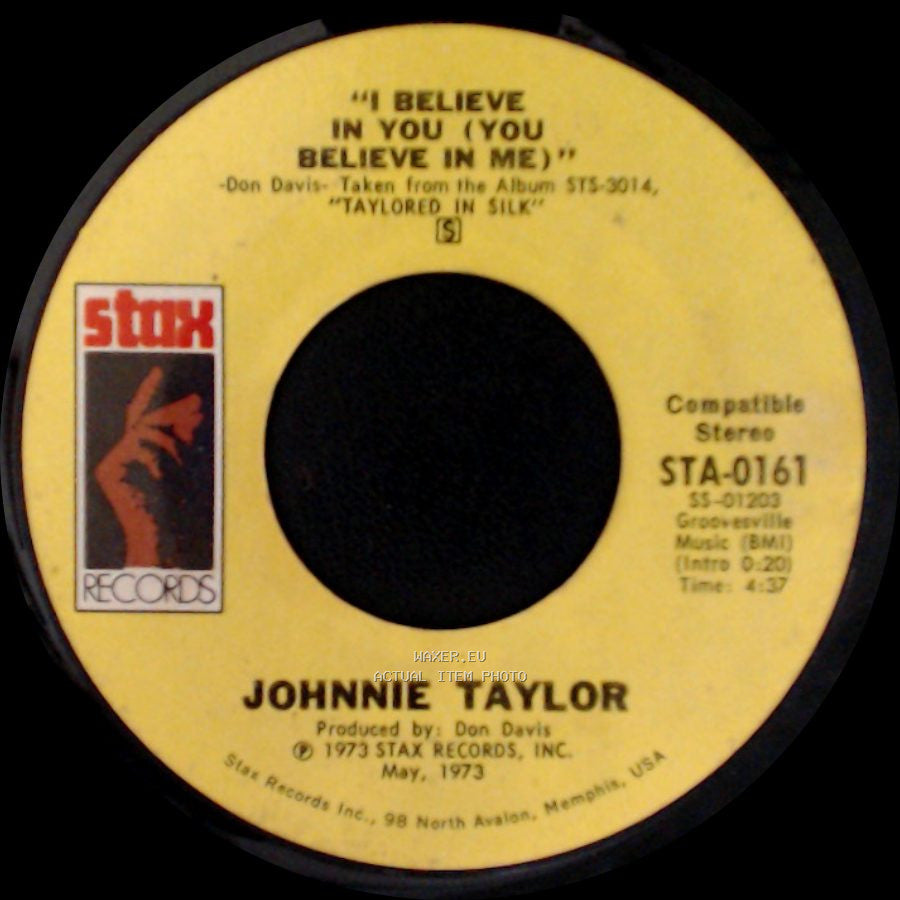 Johnnie Taylor - I Believe In You (You Believe In Me) / Love Depression side A