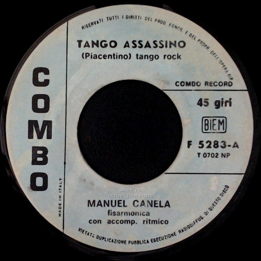 Manuel Canela - Tango Assassino / Malavida (Cavazzuti) Tango Argentino side A