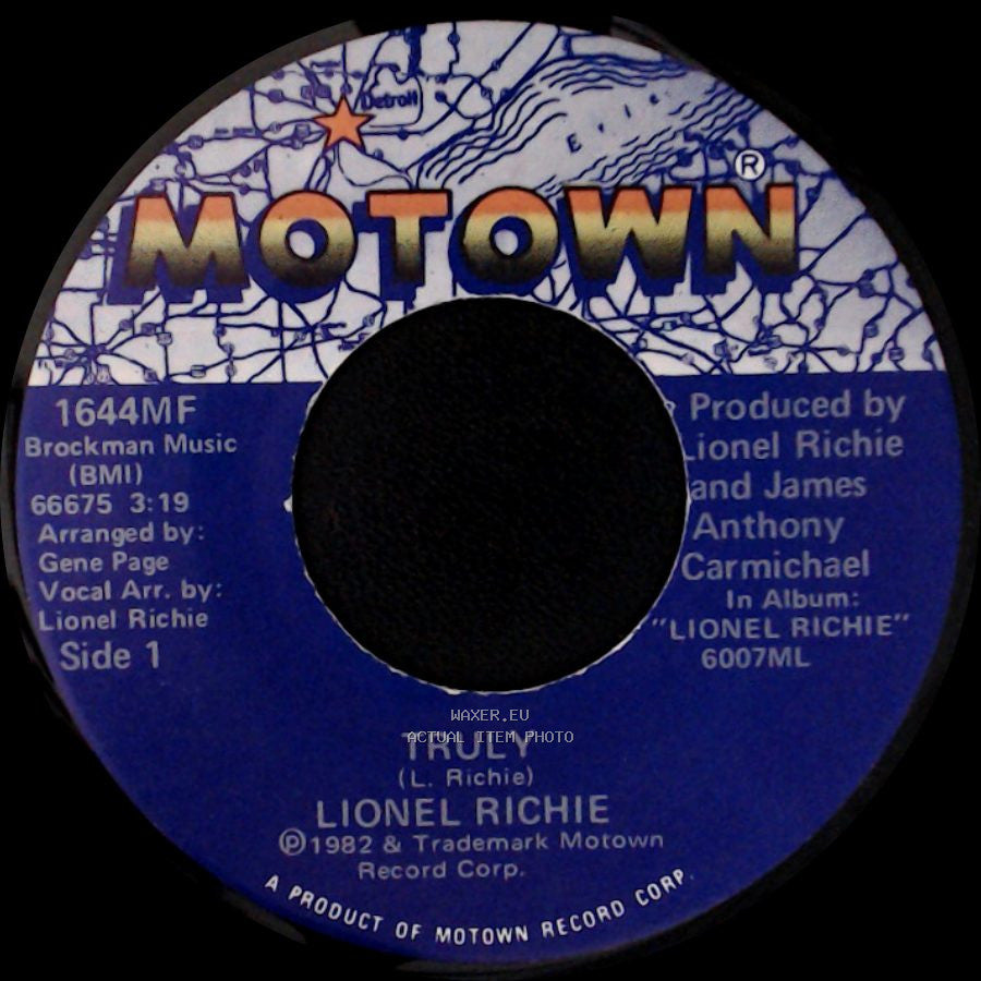 Lionel Richie - Truly / Just Put Some Love In Your Heart side A