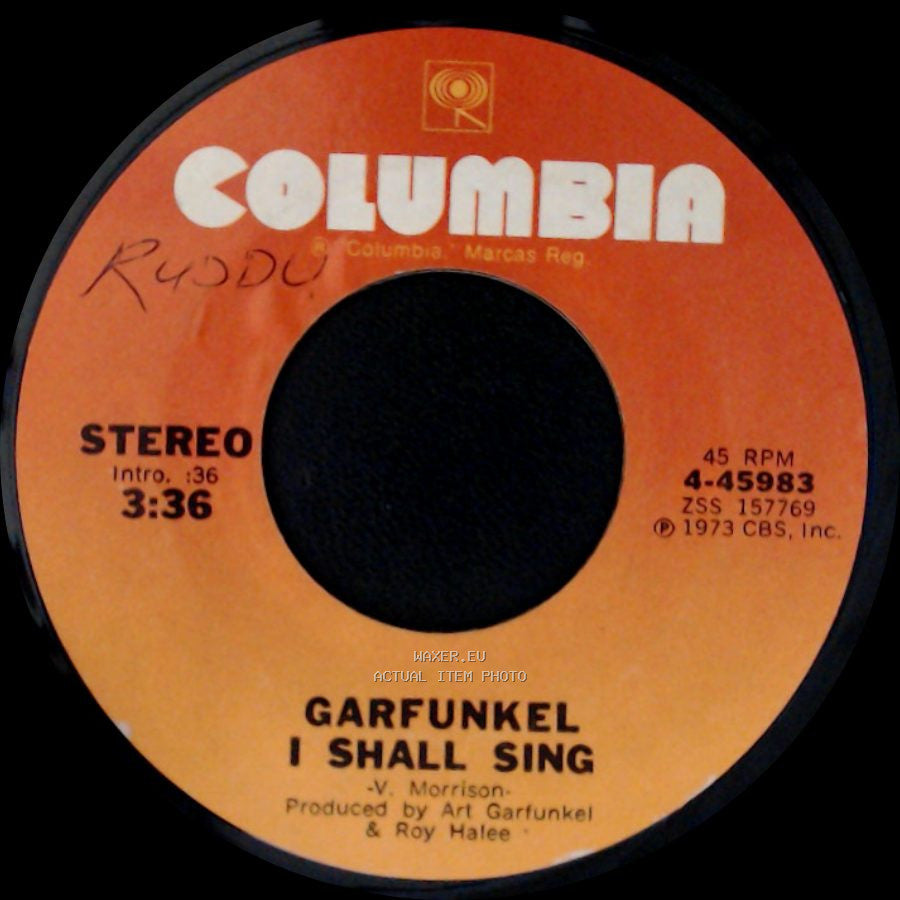 Garfunkel - Feuilles-Oh/Do Space Men Pass Dead Souls On Their Way To The Moon? / I Shall Sing side B