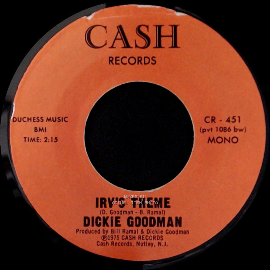 Dickie Goodman - Irv's Theme / Mr. Jaws side A