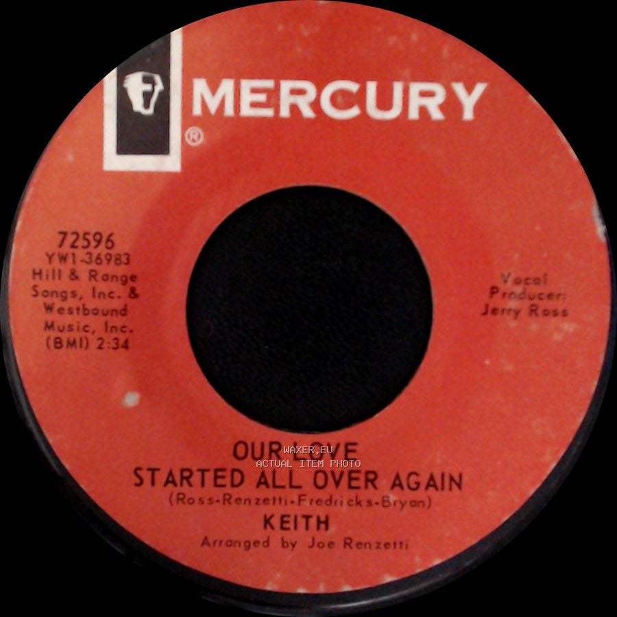 Keith - Our Love Started All Over Again / Ain't Gonna Lie side A