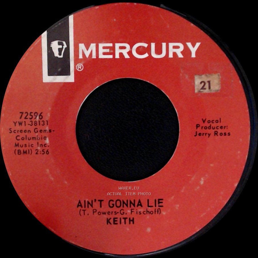 Keith - Our Love Started All Over Again / Ain't Gonna Lie side B