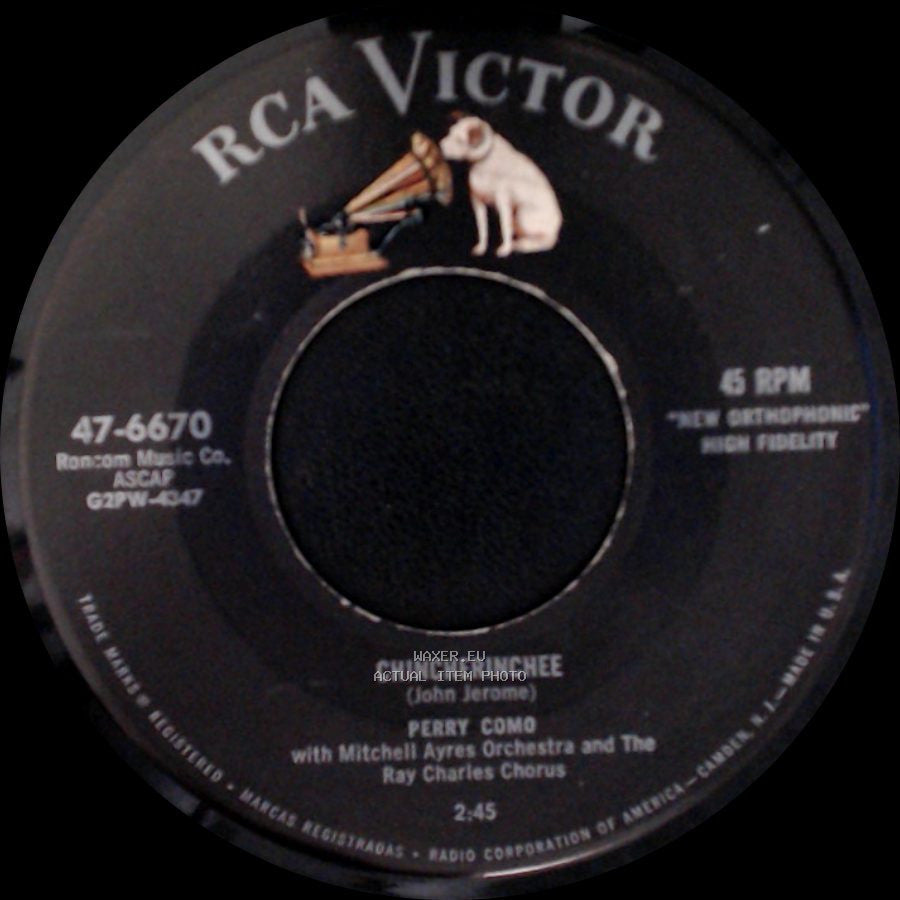 Perry Como - Moonlight Love / Chincherinchee side B